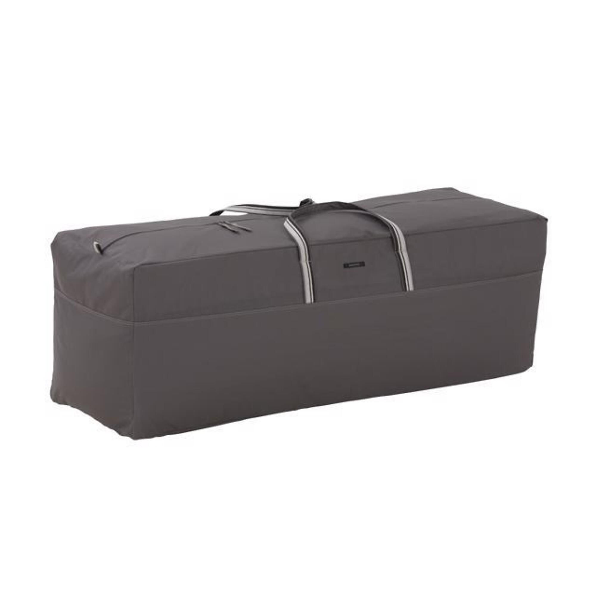 Classic Accessories Ravenna Patio Cushion Storage Bag, Brown, Polyester, Model# 55-809-065101-EC